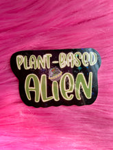 Load image into Gallery viewer, Plant-Based Alien Vinyl Sticker