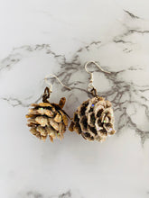Load image into Gallery viewer, Pine Cone Earrings