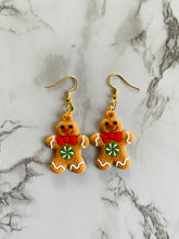 Load image into Gallery viewer, Gingerbread Cookie Earrings
