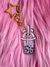 Load image into Gallery viewer, Space Bear Boba Keychain