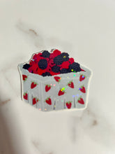 Load image into Gallery viewer, Farmer's Market Carton of Mixed Berries Vinyl Sticker