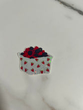 Load image into Gallery viewer, Farmer's Market Carton of Mixed Berries Vinyl Sticker