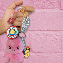 Load image into Gallery viewer, Space Bear Boba Keychain