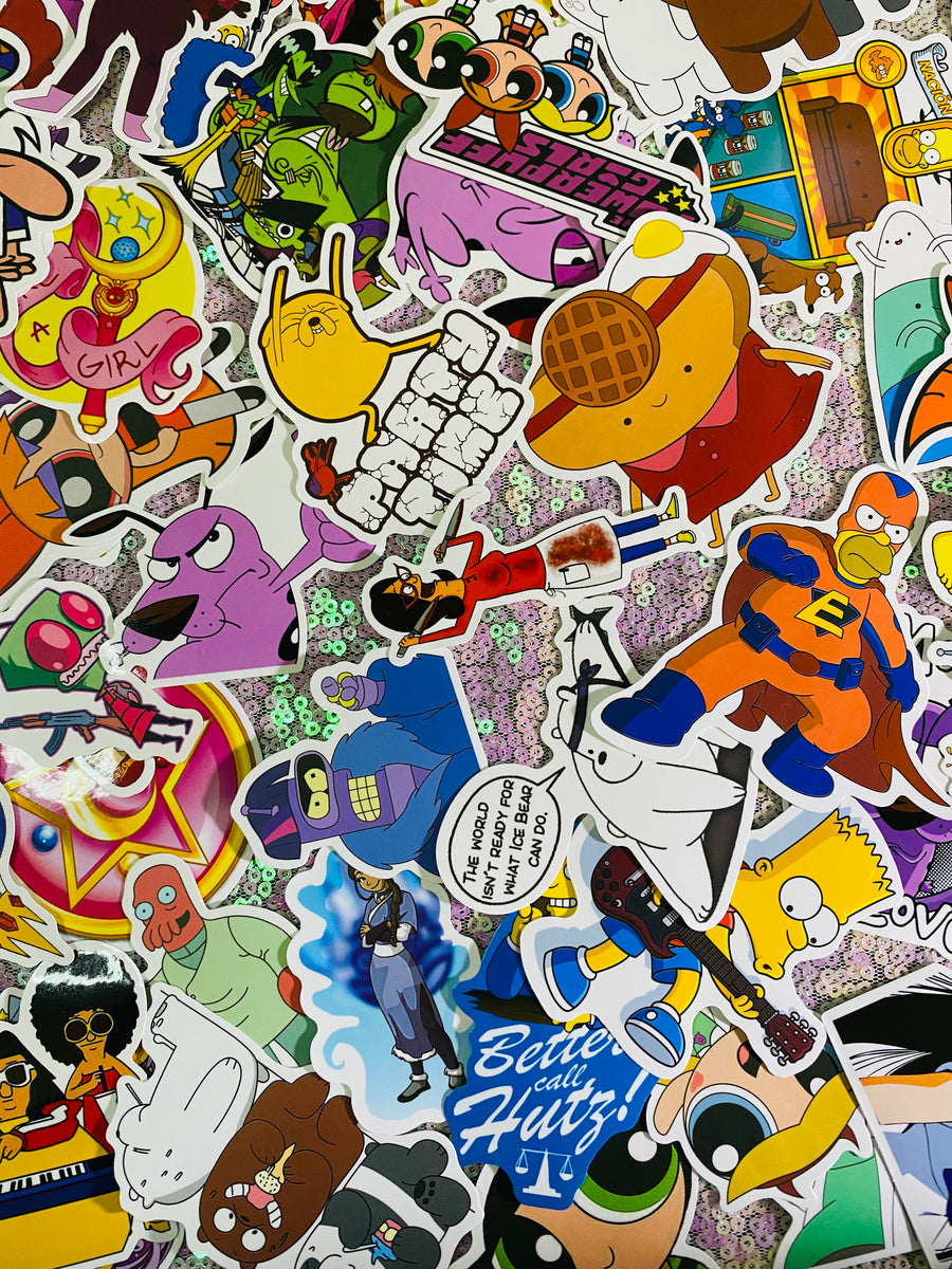Free sticker with different themes