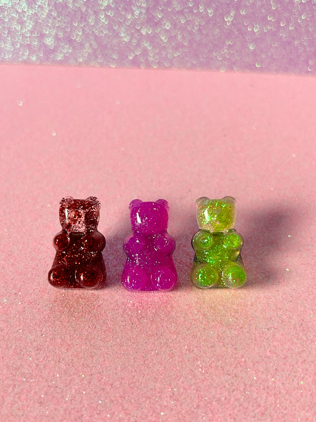 Glitter Gummy Bear Pin