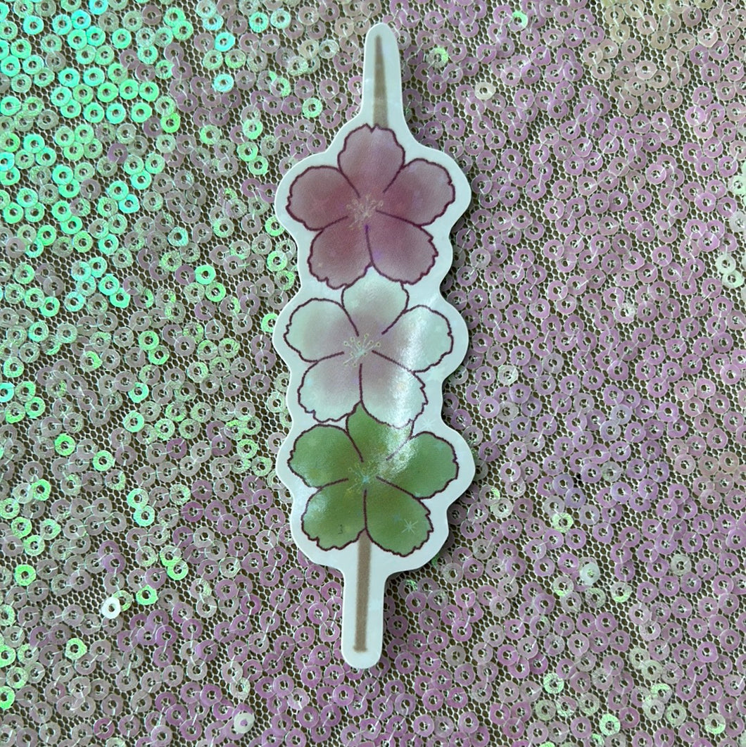 Sakura Dango Sticker