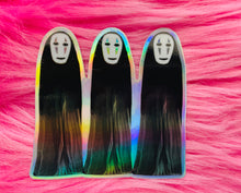 Load image into Gallery viewer, No Face - Spirited Away  Holographic Sticker

